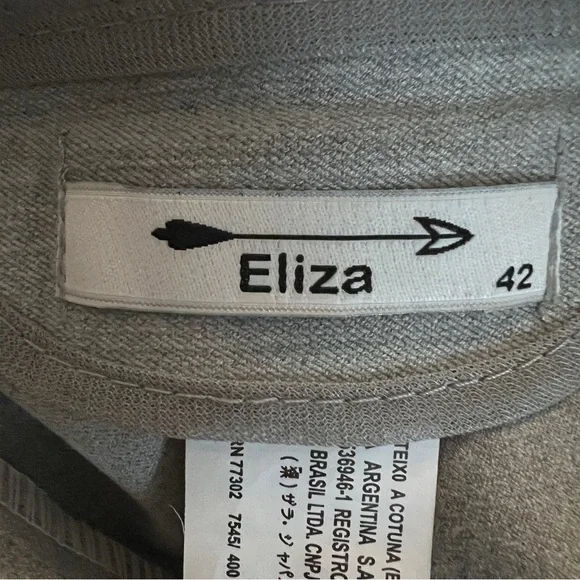 Brax Eliza Gray Dress Pants with Flat-Front Design NWT Size 10 - Picture 5 of 6